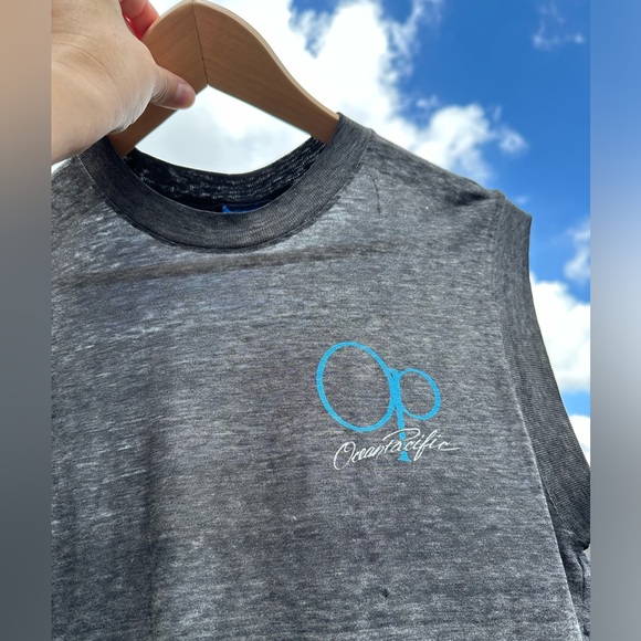 Vintage OP, Ocean Pacific paper thin muscle tee - Picture 5 of 11